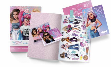 Album z holograficznymi naklejkami WOW00059