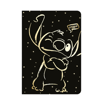 Zeszyt A5 60 k. kratka Disney Gold  Stitch wzór 3