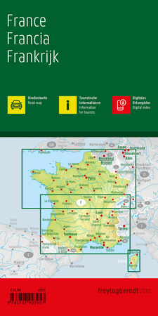 Mapa Francja 1:800 000