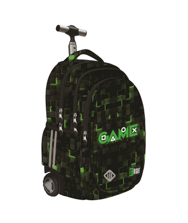 Plecak na kółkach 4 komorowy Green Game