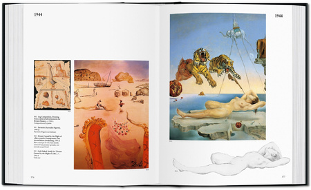 Dali. The Paintings wer. angielska