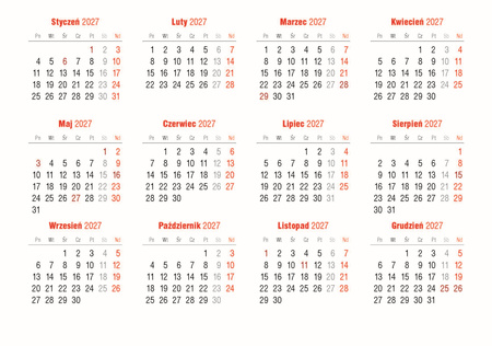 Kalendarz 2026 Krajobrazy polski KA-7