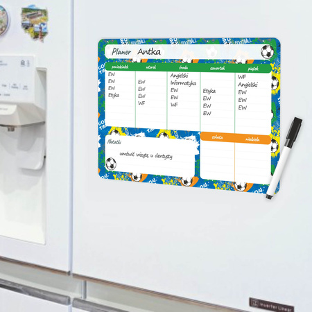 Zestaw szkolny z nadrukiem football