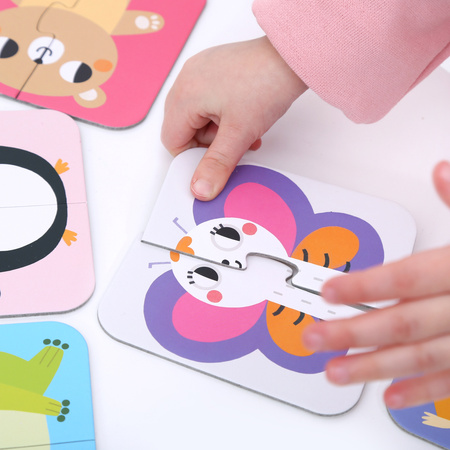 Puzzle Układam połówki Zwierzątka CzuCzu