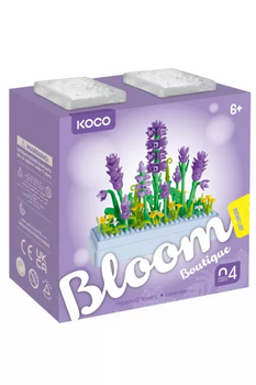 Klocki KOCO kwiaty lawendy 239 elementów