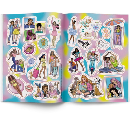 Mattel Barbie Kolorowanka z naklejkami NA-1112