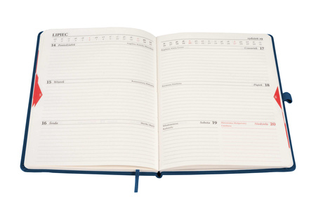 Kalendarz 2026 Memofix A5 TDW granatowy