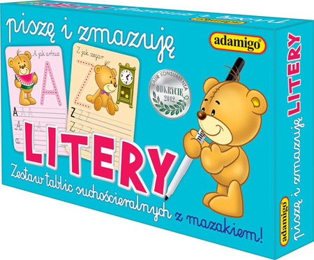 Litery piszę i zmazuję litery