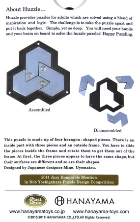 Łamigłówka Huzzle Cast Hexagon poziom 4/6
