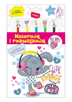 Koloruję i rozwiązuję wer. różowa