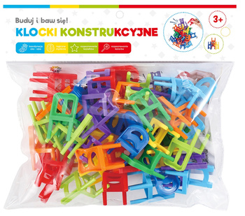 Klocki konstrukcyjne krzesełka