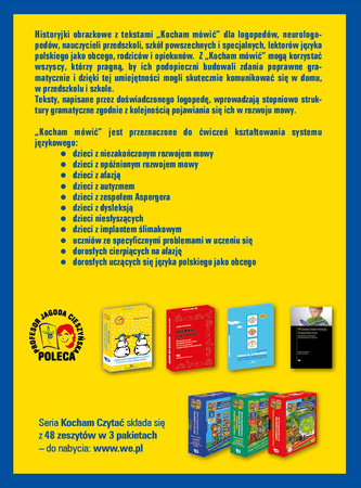 Kocham mówić Historyjki obrazkowe z tekstami wyd. 2023