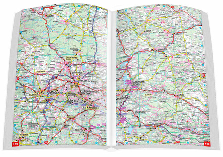 Polska Atlas Samochodowy 1:250 000 pierwsza pomoc 2024/2025
