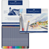 Kredki akwarelowe Goldfaber Aqua Faber-Castell 24 kolory opakowanie metalowe