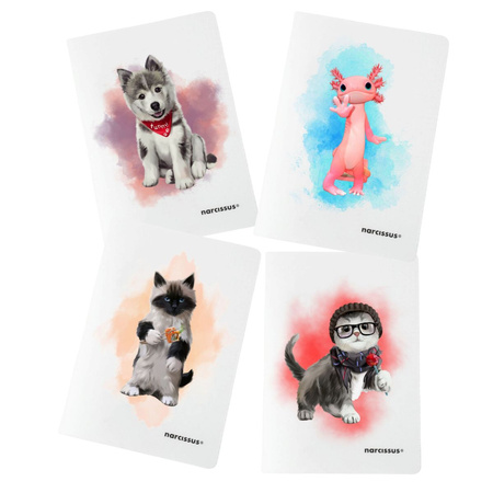 Zeszyt A4 60k. kratka PP JOY 1szt.mix