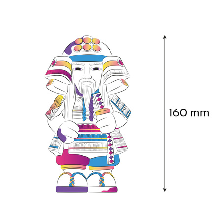 Kolorowanka 3D Samurai