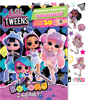 Kolory zabawy. L.O.L. Surprise! Rysowanki z bajecznymi tatuażami