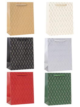 Torebki prezentowe TG-24205-HS-A5 emboss 12 sztuk