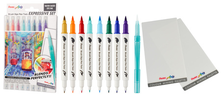 Pisaki pędzelkowe Brush SESW30-ST8LSPL 8 kolorów