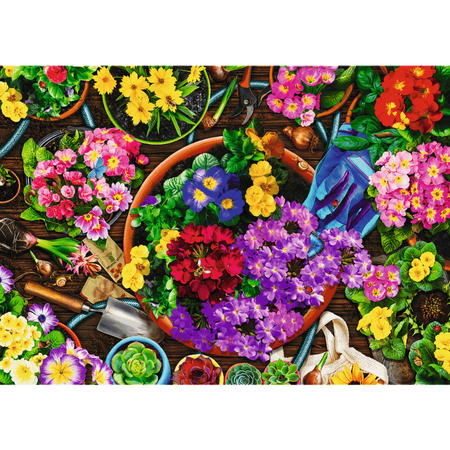 Puzzle 2x500 Prace w ogrodzie 37529