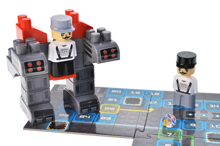 Klocki konstrukcyjne Block&Steps Bitwy robotów +Gra planszowa 3w1