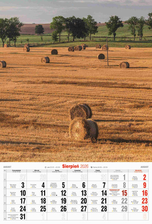 Kalendarz 2026 A3 Mazury A3-11