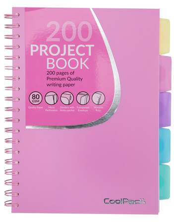 Kołozeszyt B5 PP Coolpack Pastel Powder Pink
