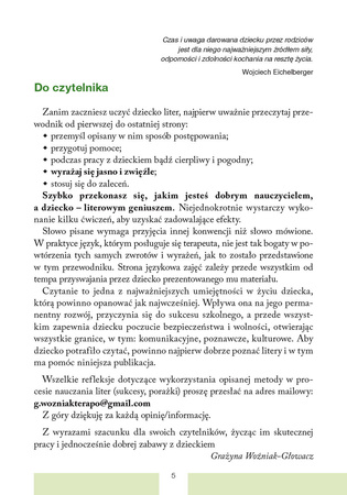 Genialnie prosta nauka liter Przewodnik dla każdego kto chce wprowadzić dziecko w świat liter