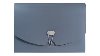 Teczka A4 harmonijkowa PP grafit morandi