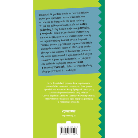 Barcelona dla młodych podróżników przewodnik do bazgrania 2024