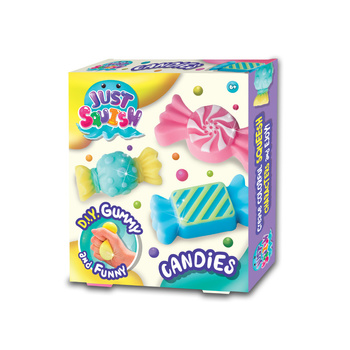 Zestaw kreatywny Strigo Just Squish stwórz swoje żelowe figurki Cukierki