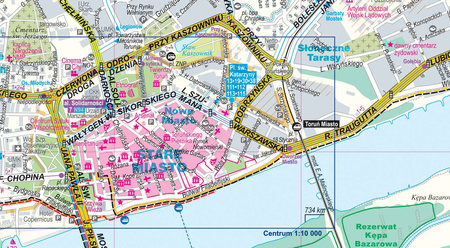 Toruń plan miasta 1:20 000 papier 2023