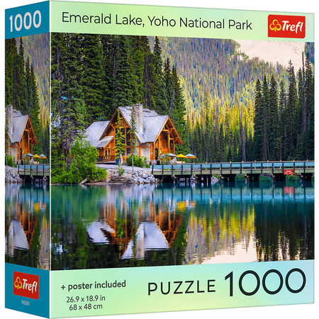 Puzzle 1000 USA Collection Emerald Lake, Yoho National Park