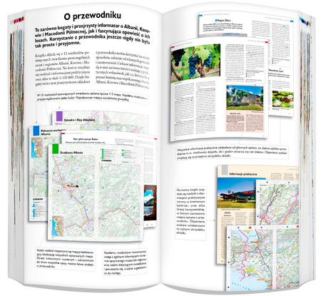 Albania Kosowo Macedonia Północnazestaw przewodnikowy 3w1 2024