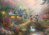 Puzzle 500 PQ T. Kinkade puszka Miki i Minnie 110801