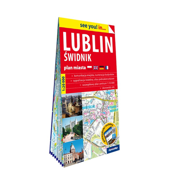 Lublin Świdnik plan miasta 1:20 000 papier 2024