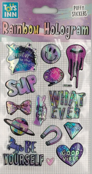 Naklejki Rainbow Hologram ToysInn Unicorn