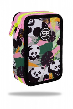 Piórnik 3-komorowy z wyposażeniem Coolpack  Jumper 3 Panda Gang