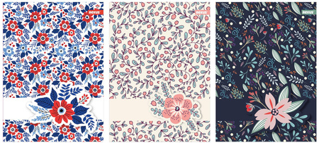 Zeszyt A4 60k. kratka Flower 1szt.mix