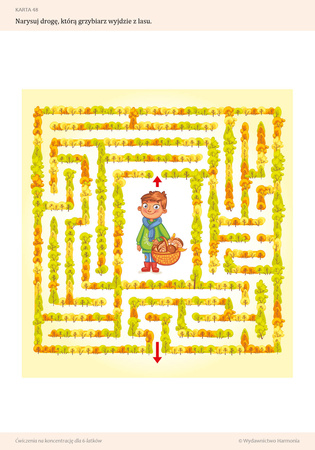 Ćwiczenia na koncentrację dla 6-latków