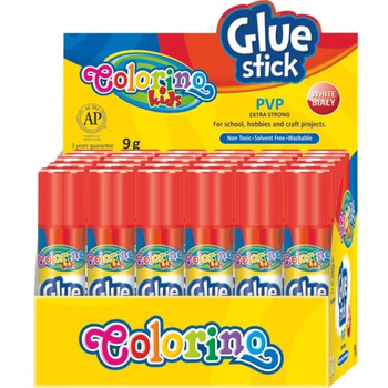 Display Klej w sztyfcie PVP Colorino 40g 12 szt.