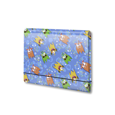 Teczka A5 na gumkę łamana Penmate monster mix wzorów