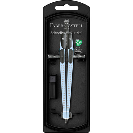 Cyrkiel Grip 2001 Faber-Castell jasnoniebieski