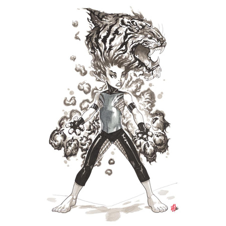 Zestaw do rysowania komiksów Faber-Castell Pit Artist Pen The Famazings Daughter 4 sztuki