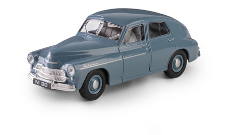 PRL Warszawa M20 popielaty w skali 1:43