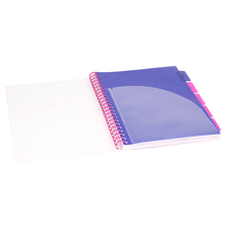 Kołozeszyt Strigo A4 Project Book Neon zielony kratka