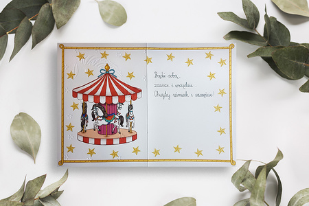 Karnet B6 Koń karuzela