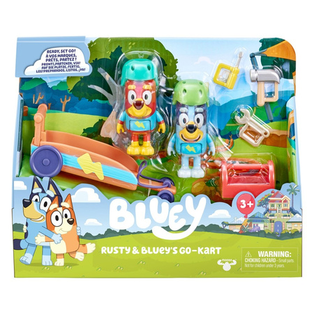 Zestaw Bluey Go Kart pojazd i figurki BLU17357