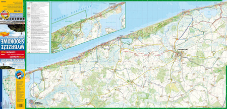 Wybrzeże Środkowe cz. Zachodnia mapa turystyczna 1:50 000 laminat 2024