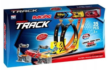 Tor wyścigowy z dwoma autami w zestawie SN008  AN01